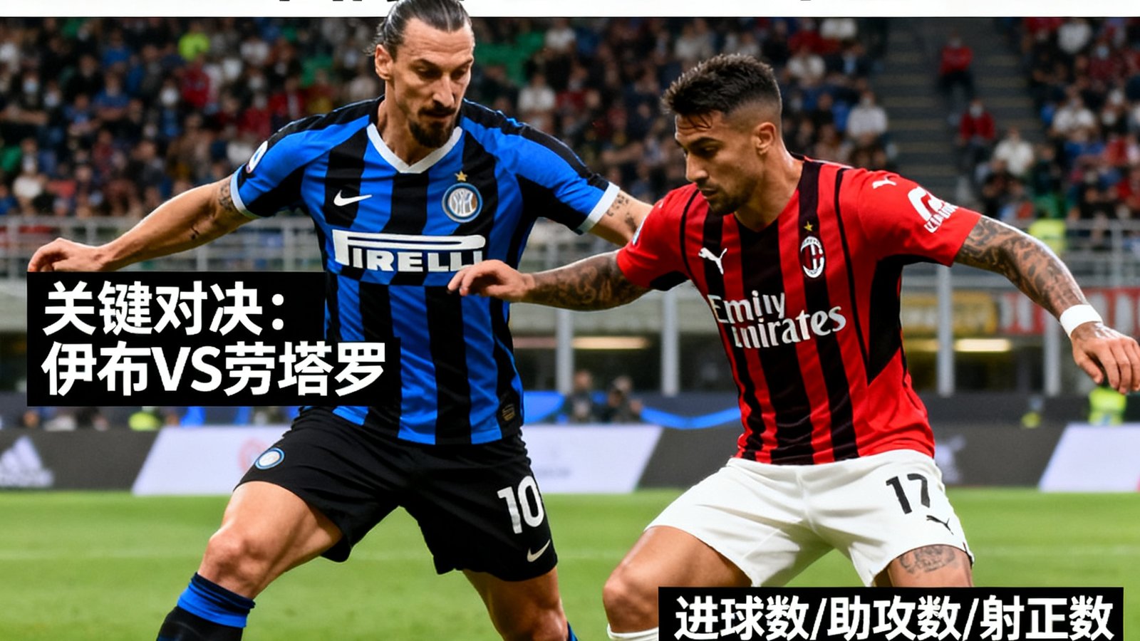 国际米兰对阵AC米兰的米兰德比赛后战报，伊布与劳塔罗对决
